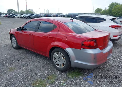 2013 Dodge Avenger Se from USA, damaged, VIN 1C3CDZAB0DN531170